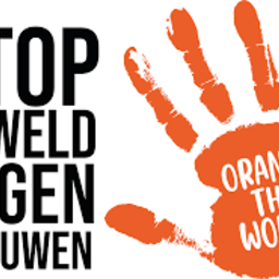 Logo Orange the World, stop geweld tegen vrouwen